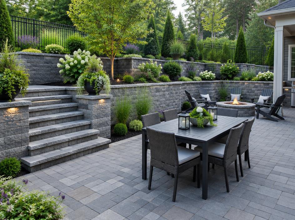 Terraced Hardscape